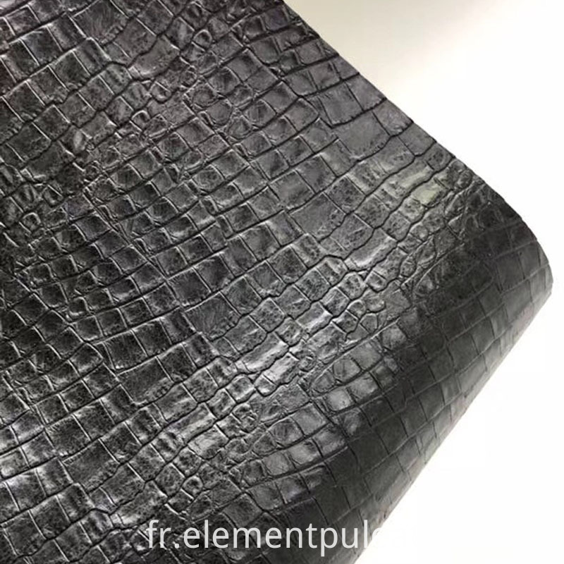 Matière du sac Faux Crocodile Leather Bag Material Fake Crocodile Leather